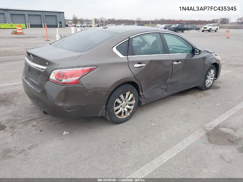 1N4AL3AP7FC435345 2015 Nissan Altima 2.5 S