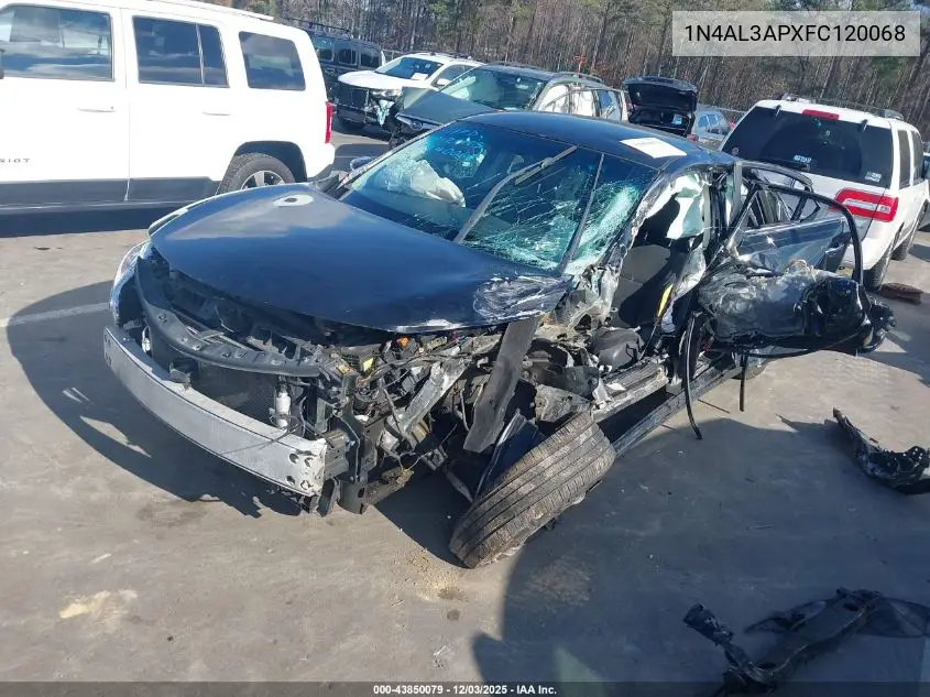 1N4AL3APXFC120068 2015 Nissan Altima 2.5
