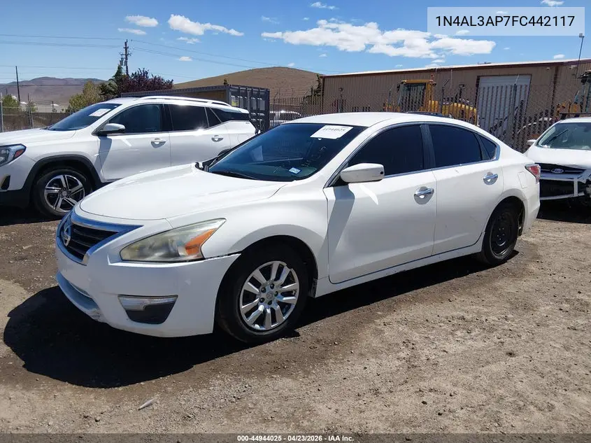 1N4AL3AP7FC442117 2015 Nissan Altima 2.5/2.5 S/2.5 Sl/2.5 Sv