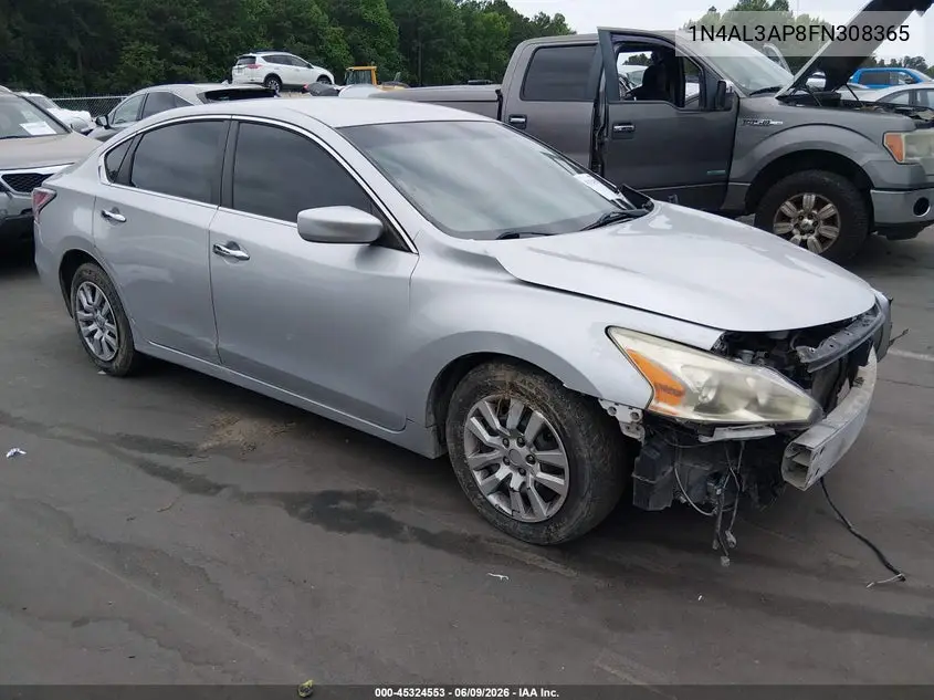 1N4AL3AP8FN308365 2015 Nissan Altima 2.5 S