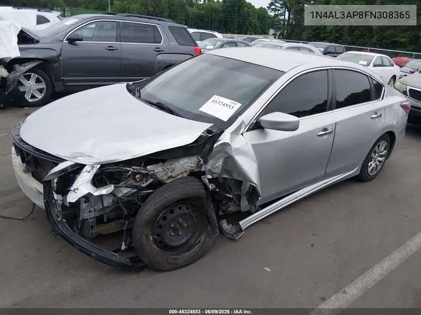 1N4AL3AP8FN308365 2015 Nissan Altima 2.5 S
