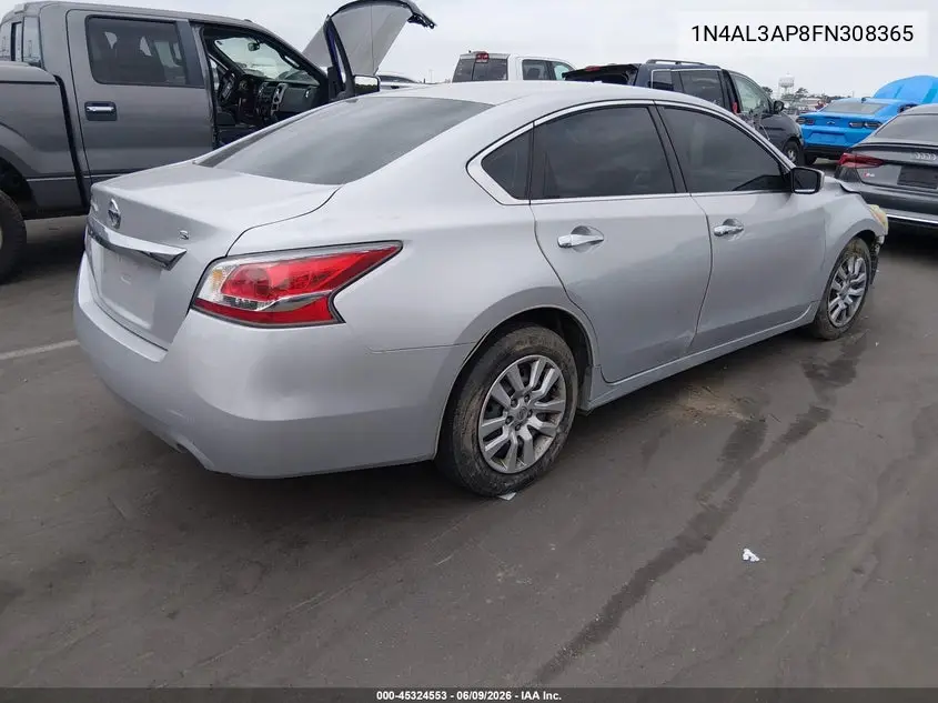 1N4AL3AP8FN308365 2015 Nissan Altima 2.5 S