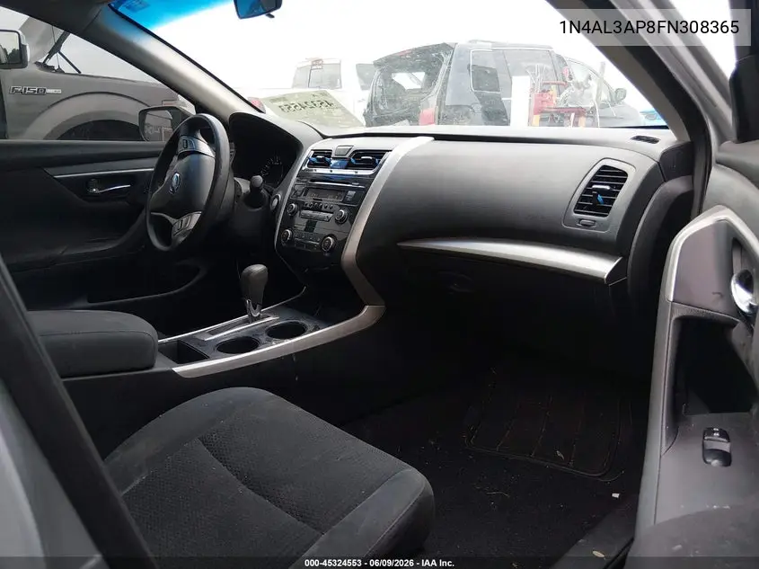 1N4AL3AP8FN308365 2015 Nissan Altima 2.5 S