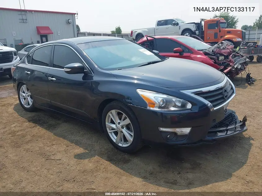 2015 Nissan Altima 2.5 Sv VIN: 1N4AL3AP7FC133117 Lot: 45498102