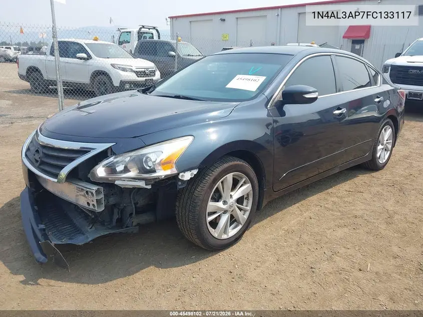 2015 Nissan Altima 2.5 Sv VIN: 1N4AL3AP7FC133117 Lot: 45498102