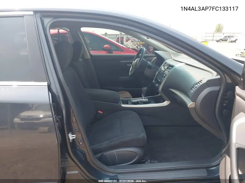 2015 Nissan Altima 2.5 Sv VIN: 1N4AL3AP7FC133117 Lot: 45498102