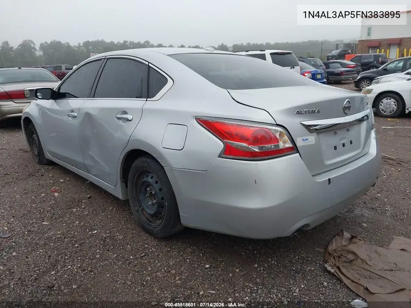 2015 Nissan Altima 2.5 S VIN: 1N4AL3AP5FN383895 Lot: 45518601