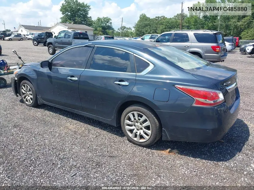 2015 Nissan Altima 2.5 S VIN: 1N4AL3AP4FC485880 Lot: 45548802