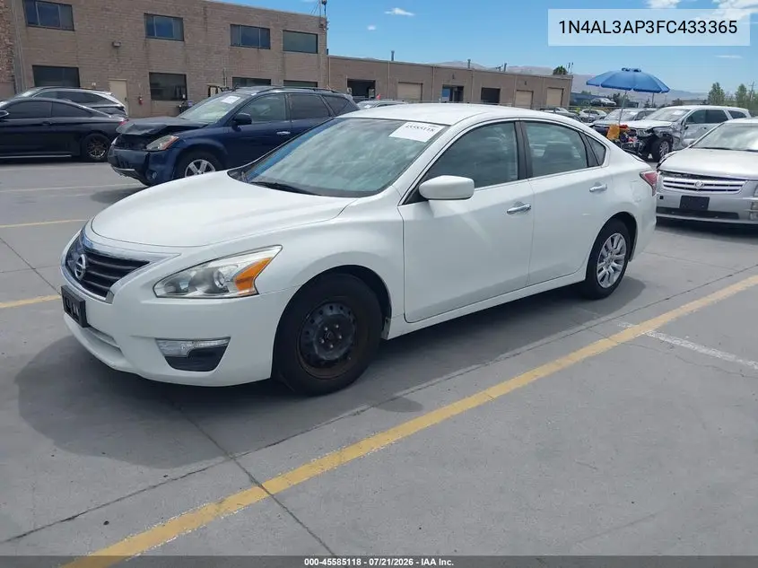 2015 Nissan Altima 2.5 VIN: 1N4AL3AP3FC433365 Lot: 45585118