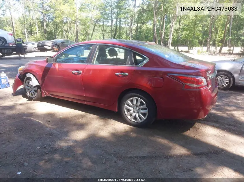 2015 Nissan Altima 2.5 S VIN: 1N4AL3AP2FC473033 Lot: 45585874