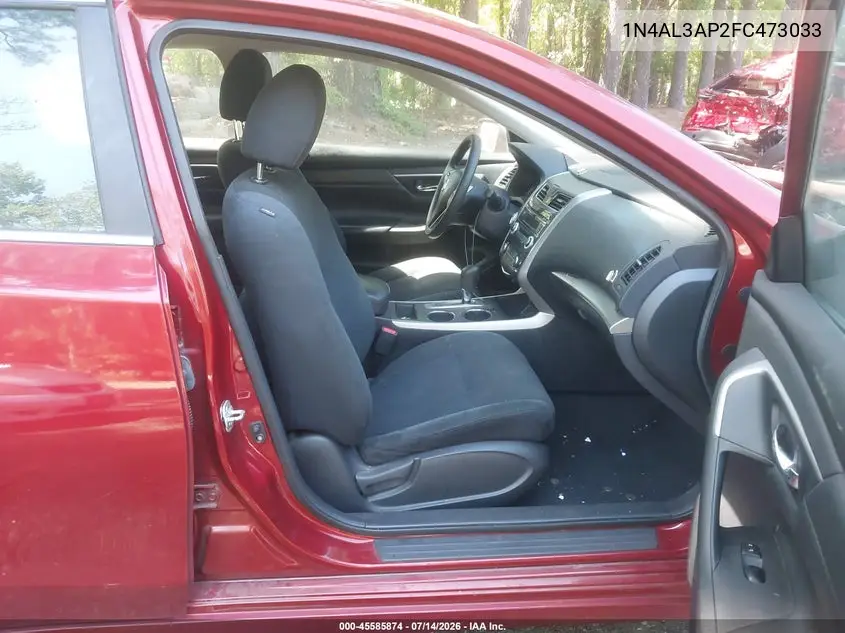2015 Nissan Altima 2.5 S VIN: 1N4AL3AP2FC473033 Lot: 45585874