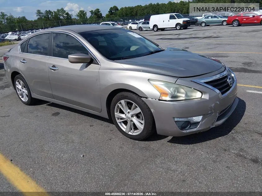 2015 Nissan Altima 2.5 Sv VIN: 1N4AL3AP4FC228704 Lot: 45588236