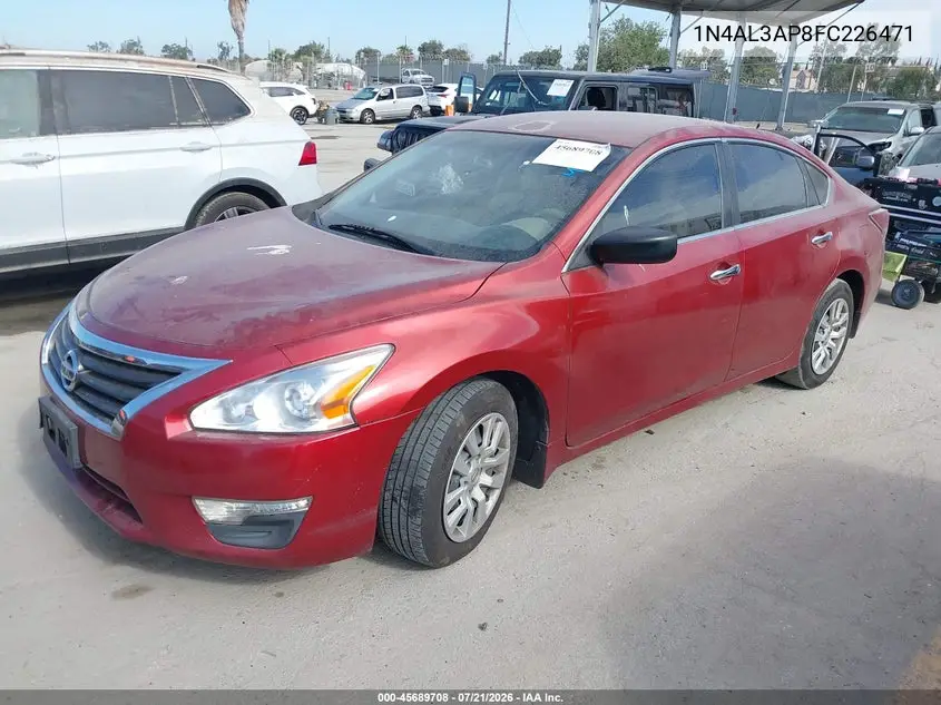 2015 Nissan Altima 2.5 S VIN: 1N4AL3AP8FC226471 Lot: 45689708