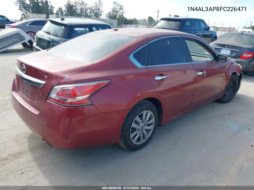 2015 Nissan Altima 2.5 S VIN: 1N4AL3AP8FC226471 Lot: 45689708