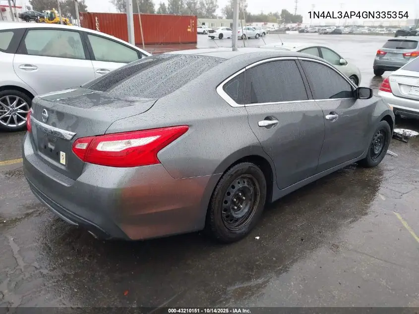 1N4AL3AP4GN335354 2016 Nissan Altima 2.5/2.5 S/2.5 Sl/2.5 Sr/2.5 Sv