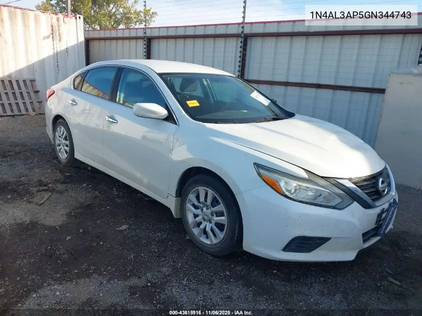 1N4AL3AP5GN344743 2016 Nissan Altima 2.5 S