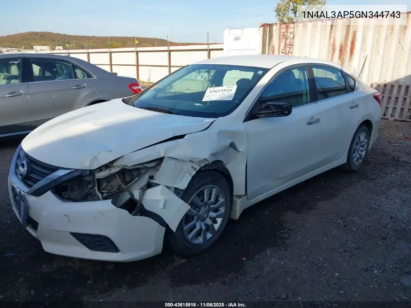 1N4AL3AP5GN344743 2016 Nissan Altima 2.5 S
