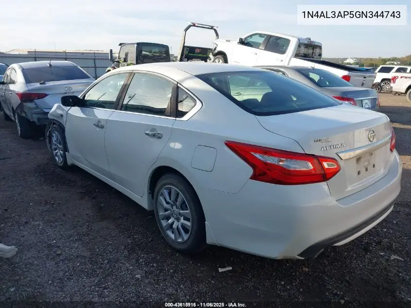 1N4AL3AP5GN344743 2016 Nissan Altima 2.5 S