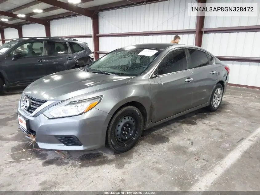 1N4AL3AP8GN328472 2016 Nissan Altima 2.5/2.5 S/2.5 Sl/2.5 Sr/2.5 Sv