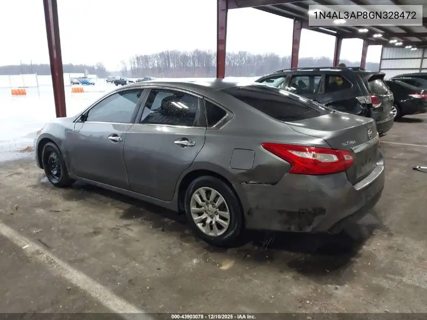 1N4AL3AP8GN328472 2016 Nissan Altima 2.5/2.5 S/2.5 Sl/2.5 Sr/2.5 Sv