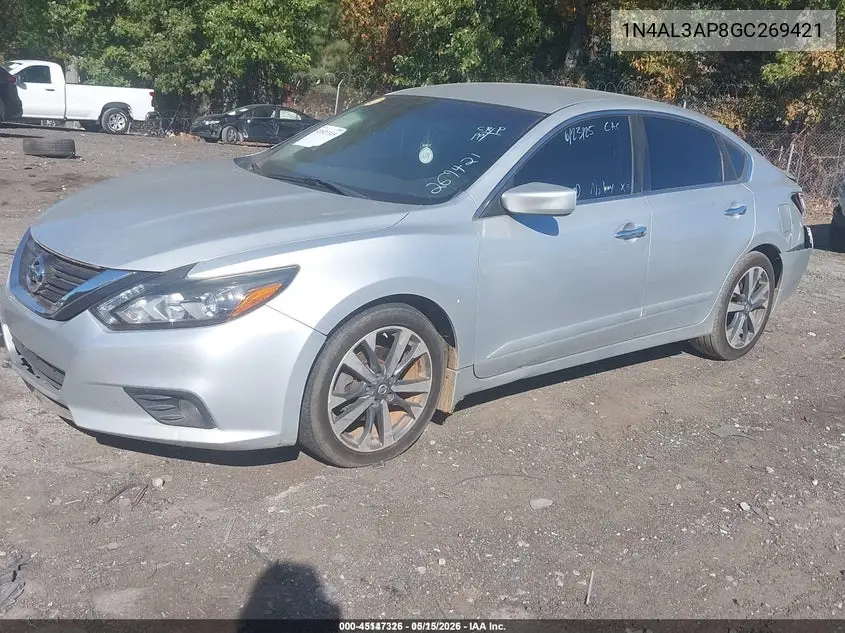1N4AL3AP8GC269421 2016 Nissan Altima 2.5 Sr