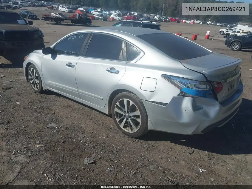 1N4AL3AP8GC269421 2016 Nissan Altima 2.5 Sr