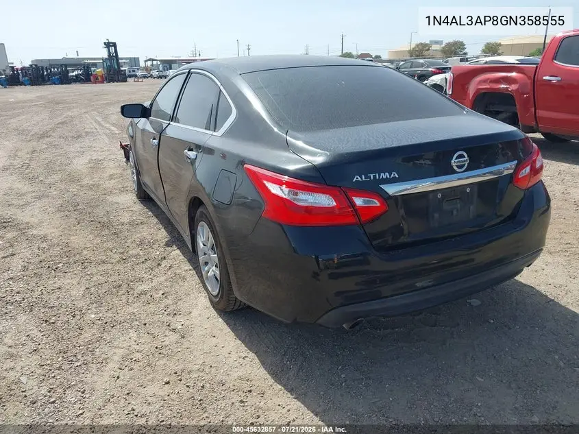 2016 Nissan Altima 2.5 S VIN: 1N4AL3AP8GN358555 Lot: 45632857