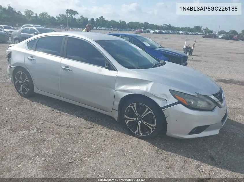 2016 Nissan Altima 3.5 Sr VIN: 1N4BL3AP5GC226188 Lot: 45685715