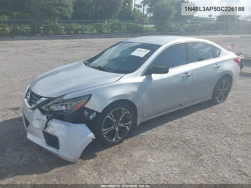 2016 Nissan Altima 3.5 Sr VIN: 1N4BL3AP5GC226188 Lot: 45685715
