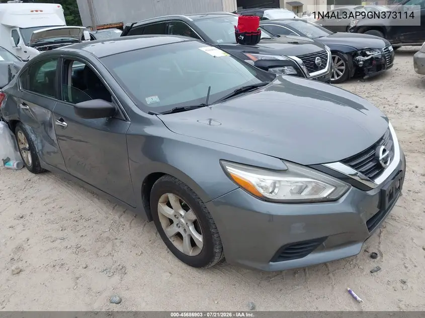2016 Nissan Altima 2.5/2.5 S/2.5 Sl/2.5 Sr/2.5 Sv VIN: 1N4AL3AP9GN373114 Lot: 45686903
