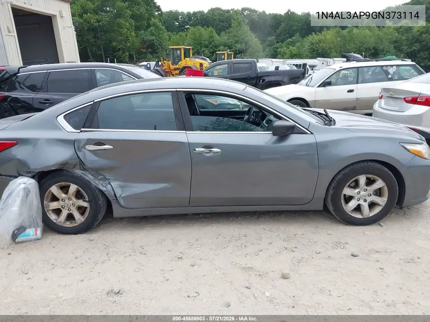 2016 Nissan Altima 2.5/2.5 S/2.5 Sl/2.5 Sr/2.5 Sv VIN: 1N4AL3AP9GN373114 Lot: 45686903