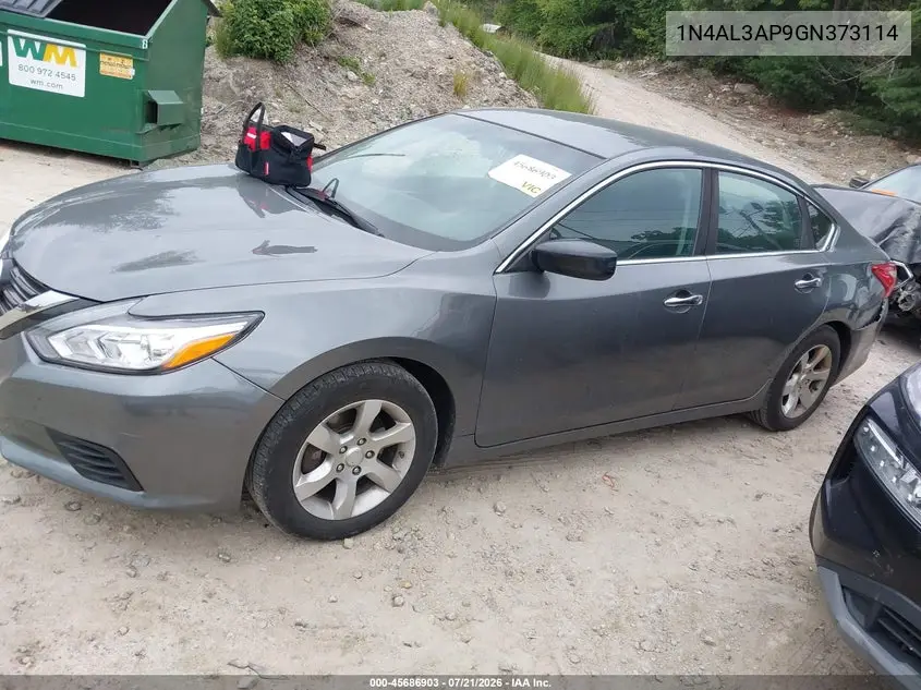 2016 Nissan Altima 2.5/2.5 S/2.5 Sl/2.5 Sr/2.5 Sv VIN: 1N4AL3AP9GN373114 Lot: 45686903