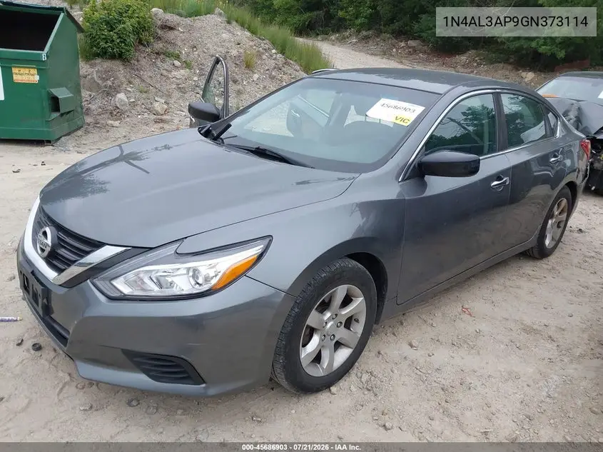 2016 Nissan Altima 2.5/2.5 S/2.5 Sl/2.5 Sr/2.5 Sv VIN: 1N4AL3AP9GN373114 Lot: 45686903