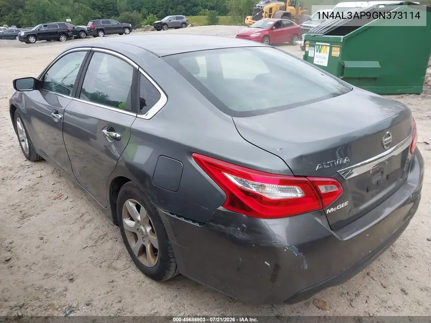 2016 Nissan Altima 2.5/2.5 S/2.5 Sl/2.5 Sr/2.5 Sv VIN: 1N4AL3AP9GN373114 Lot: 45686903