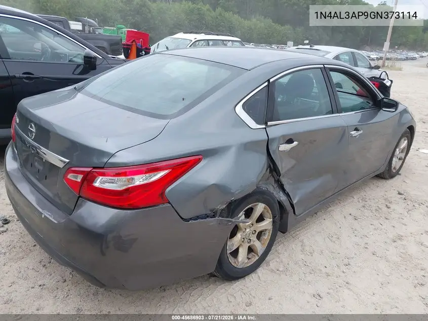 2016 Nissan Altima 2.5/2.5 S/2.5 Sl/2.5 Sr/2.5 Sv VIN: 1N4AL3AP9GN373114 Lot: 45686903