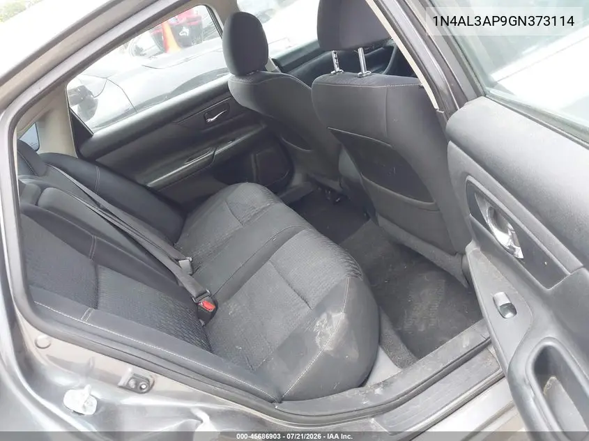 2016 Nissan Altima 2.5/2.5 S/2.5 Sl/2.5 Sr/2.5 Sv VIN: 1N4AL3AP9GN373114 Lot: 45686903
