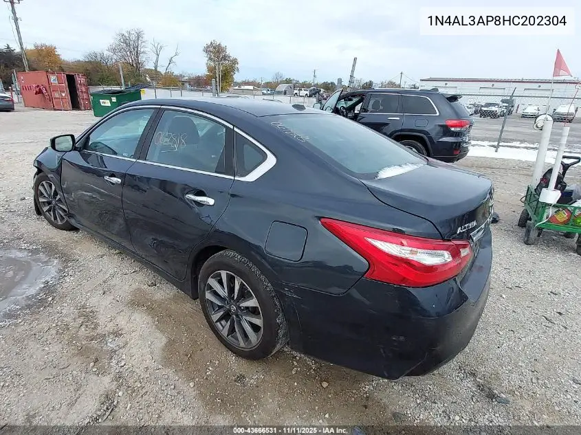 1N4AL3AP8HC202304 2017 Nissan Altima 2.5 Sv