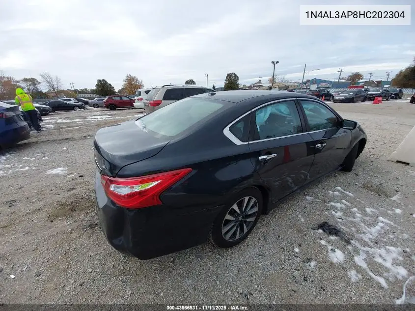 1N4AL3AP8HC202304 2017 Nissan Altima 2.5 Sv