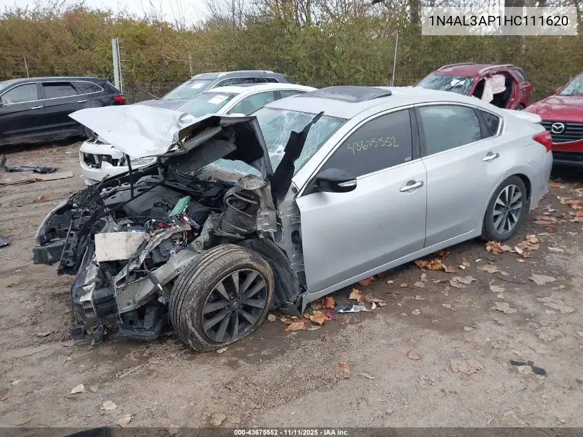 1N4AL3AP1HC111620 2017 Nissan Altima 2.5 Sl