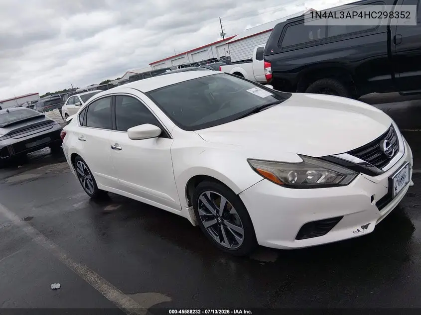 2017 Nissan Altima 2.5 Sr VIN: 1N4AL3AP4HC298352 Lot: 45588232