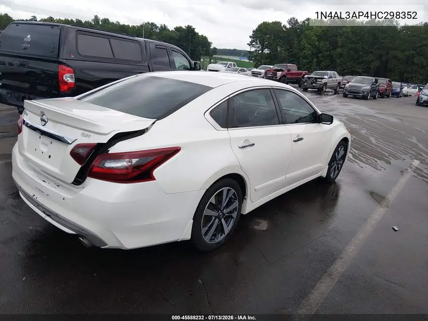2017 Nissan Altima 2.5 Sr VIN: 1N4AL3AP4HC298352 Lot: 45588232