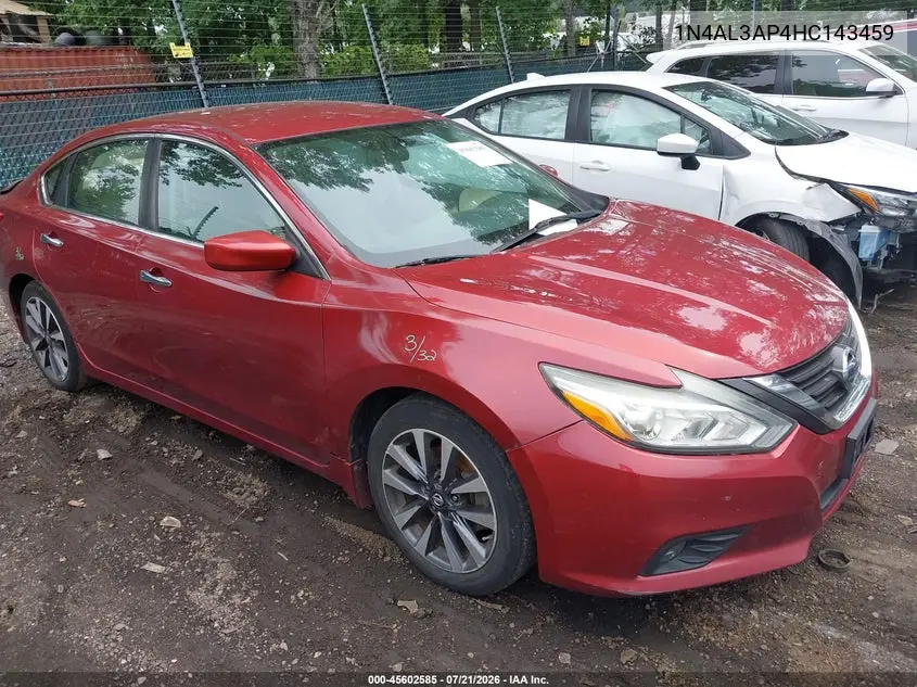 2017 Nissan Altima 2.5 Sv VIN: 1N4AL3AP4HC143459 Lot: 45602585