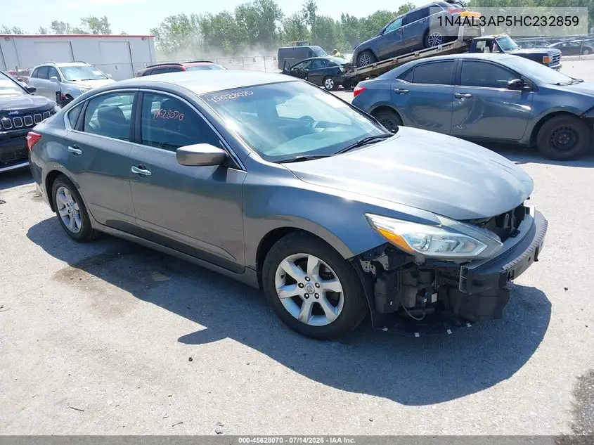 2017 Nissan Altima 2.5 S VIN: 1N4AL3AP5HC232859 Lot: 45628070