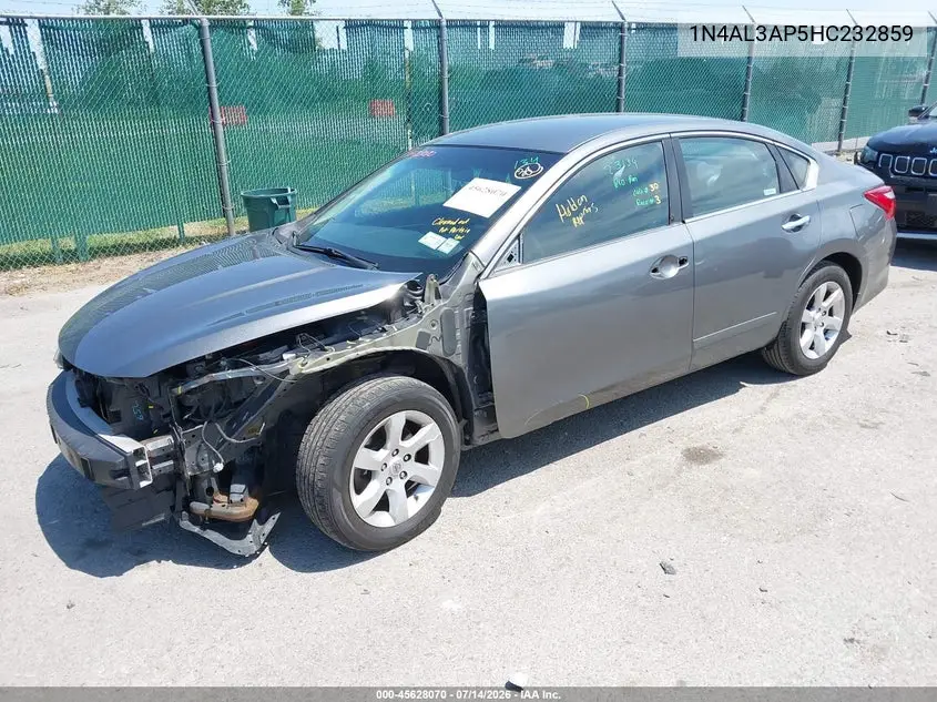 2017 Nissan Altima 2.5 S VIN: 1N4AL3AP5HC232859 Lot: 45628070