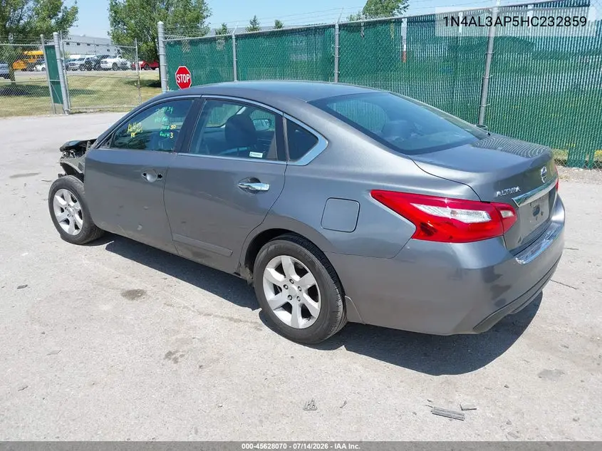 2017 Nissan Altima 2.5 S VIN: 1N4AL3AP5HC232859 Lot: 45628070