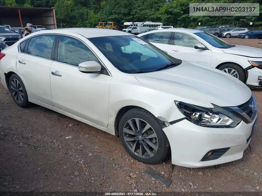 2017 Nissan Altima 2.5 Sl VIN: 1N4AL3AP9HC203137 Lot: 45652503