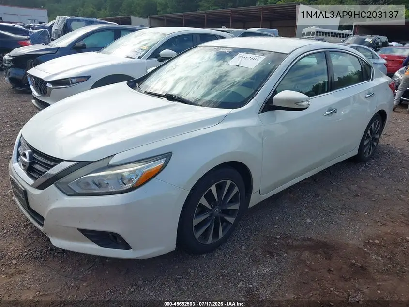 2017 Nissan Altima 2.5 Sl VIN: 1N4AL3AP9HC203137 Lot: 45652503