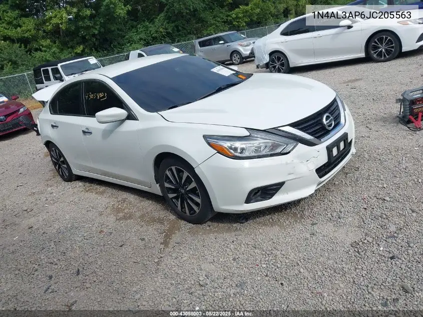 1N4AL3AP6JC205563 2018 Nissan Altima 2.5 Sv