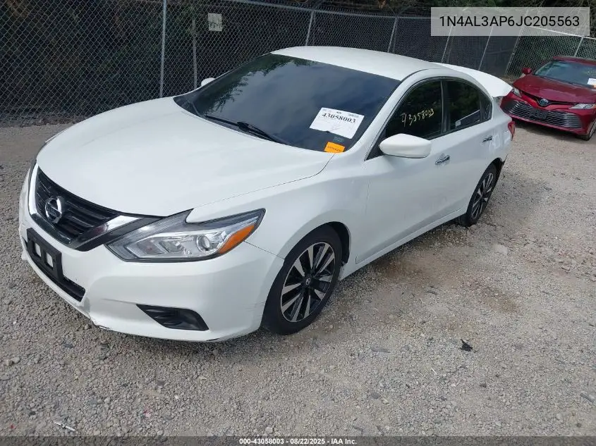 1N4AL3AP6JC205563 2018 Nissan Altima 2.5 Sv