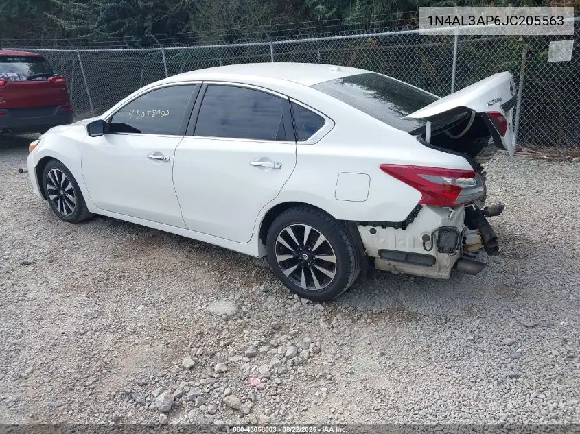 1N4AL3AP6JC205563 2018 Nissan Altima 2.5 Sv